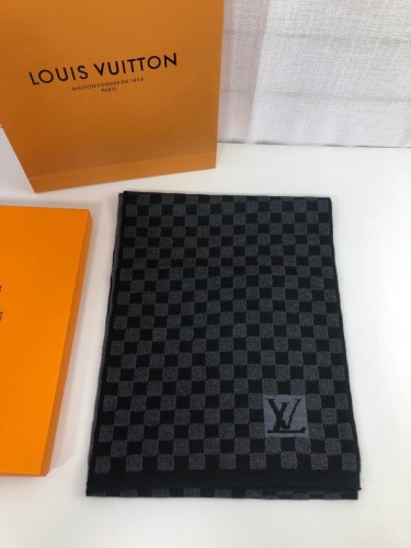 Louis Vuitton Scarves Men Womens Fashion Scarf with Original Box   