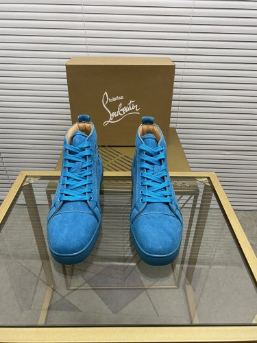Christian Louboutin Mens Shoes Sneakers Luxury Brand Red Bottom Design Sports Footwears with Original Box