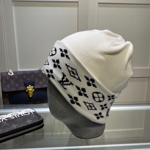 Louis Vuitton Womens Mens Cap Knit Hat Luxury Brand with Original Box  