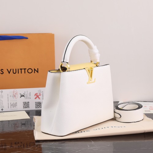 Louis Vuitton Womens Bags Handbags Luxury Brand CAPUCINES BB Leather Messenger Shoulder Bags M52689