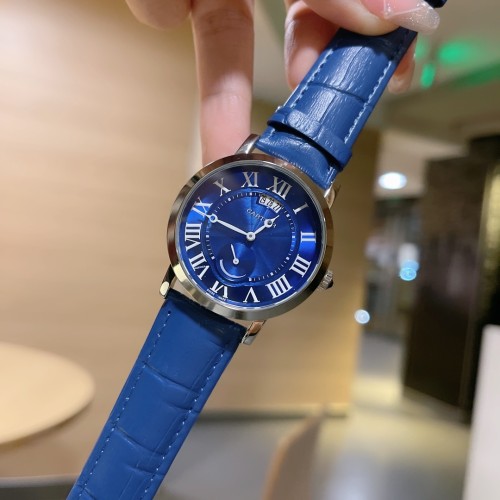Cartier Men Womens Watch Luxury Brand Design Fashion Type with Original Box