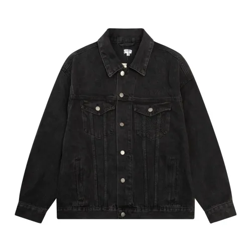 Loewe Men Womens Jackets Denim Luxury Brand Mens Jackets Top Quality   
