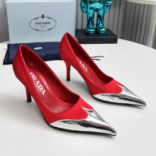 Prada Womens Shoes Sandals Casual Luxury Brand Pumps 8cm Heel with Original Box Whatsapp 