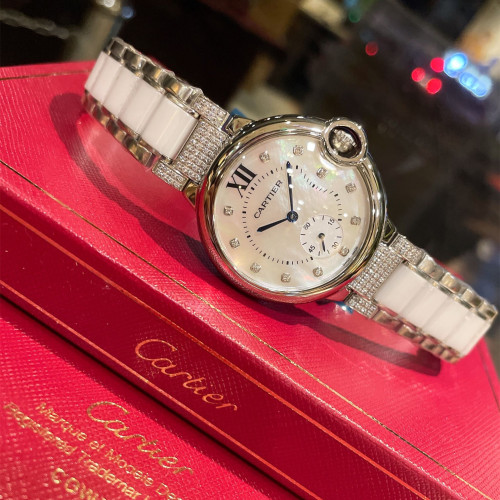 Cartier Womens Watch Luxury Brand Design Fashion Type with Original Box
