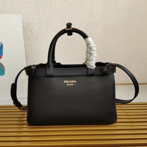 Prada Womens Mens Bags Messenger Handbags Luxury Brand Buckle Small Leather Handbag with Double Belt 1BA418 with Original Box  