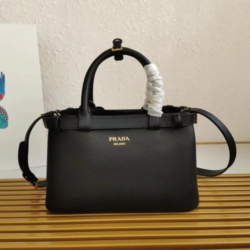 Prada Womens Mens Bags Messenger Handbags Luxury Brand Buckle Small Leather Handbag with Double Belt 1BA418 with Original Box  
