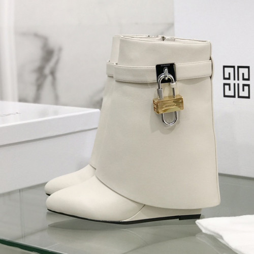 Givenchy Womens Shoes Boots Fashion Type Luxury Brand GIVENCHY BOOTS IN LEATHER with Original Box