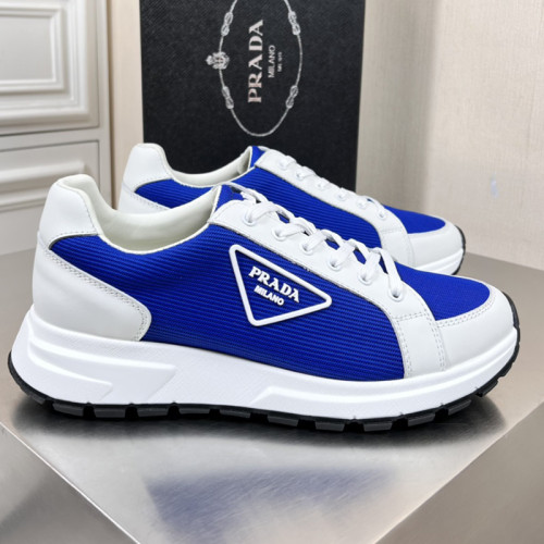 Prada Mens Shoes Casual Luxury Brand Breathable Sneakers with Original Box