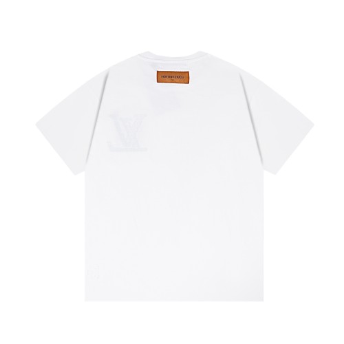 Louis Vuitton Luxury Brand Men Womens Short Sleeve T-Shirt   