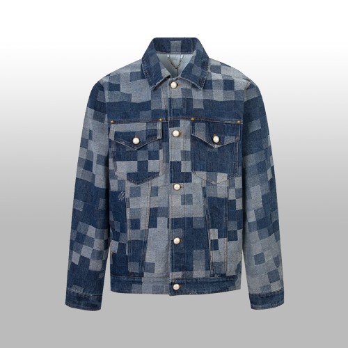 Louis Vuitton Men Womens Jackets Denim Luxury Brand Mens Jackets Top Quality   