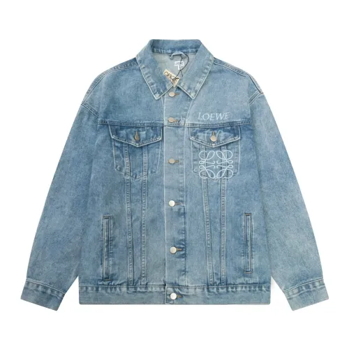 Loewe Men Womens Jackets Denim Luxury Brand Mens Jackets Top Quality   