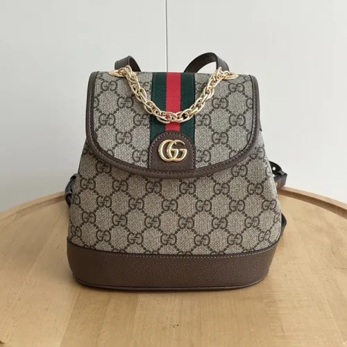 Gucci Womens Bags Backpacks Luxury Brand Gucci GG OPHIDIA MINI BACKPACK  