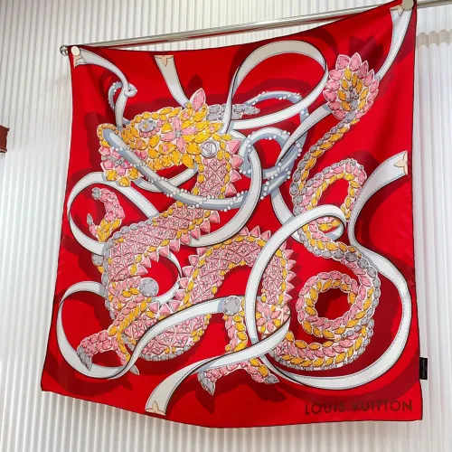 Louis Vuitton Scarves Womens Fashion Scarf Precious Dragon Silk Square 90 M79165 with Original Box   