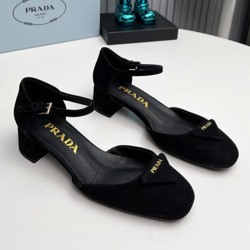 Prada Womens Shoes Sandals Casual Luxury Brand Pumps 4cm Heel with Original Box Whatsapp 