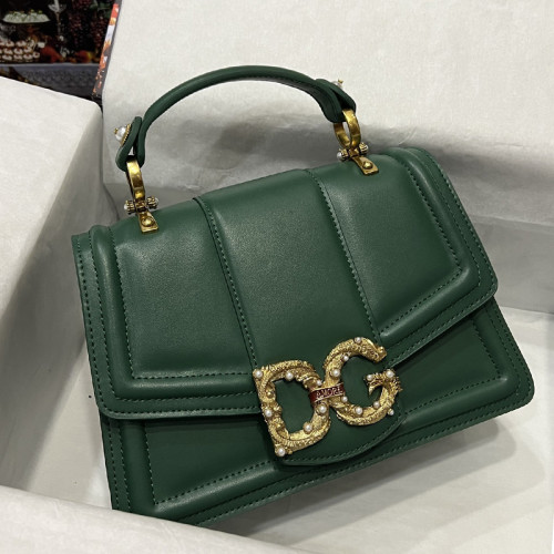 Dolce&Gabbana Womens Bags Shoulder Bag in quilted nappa leather Luxury Brand with Original Box  