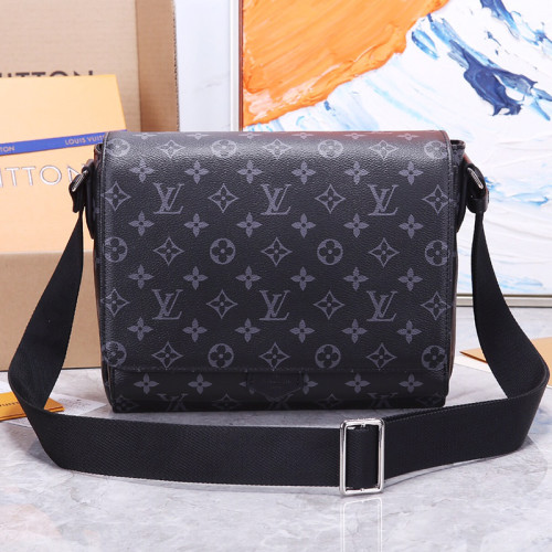 Louis Vuitton Mens Bags Messenger Bag Luxury Brand DISTRICT PM Damier Graphite Shoulder Bags for Men with Original Box N40418