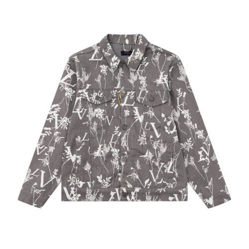 Louis Vuitton Men Womens Jackets Denim Coat Luxury Brand Mens Jackets Top Quality   