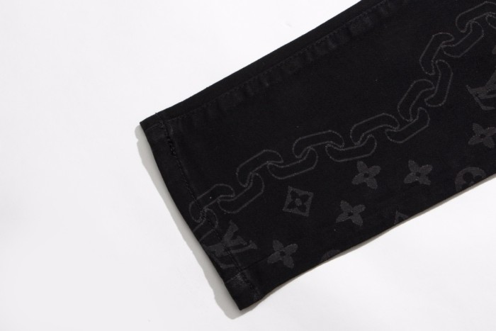 Louis Vuitton Luxury Brand Women Mens Pant Jeans   