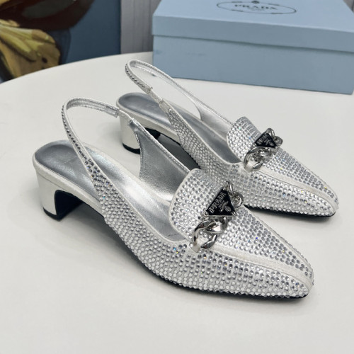 Prada Womens Shoes Sandals Casual Luxury Brand Pumps 4.5cm Heel with Original Box Whatsapp 