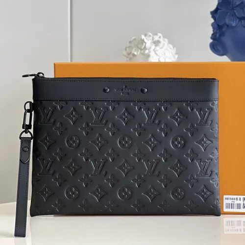 Louis Vuitton Mens Womens Unisex Bags Clutch Luxury Brand Fashion Type Pochette To-Go M81569 with Original Box