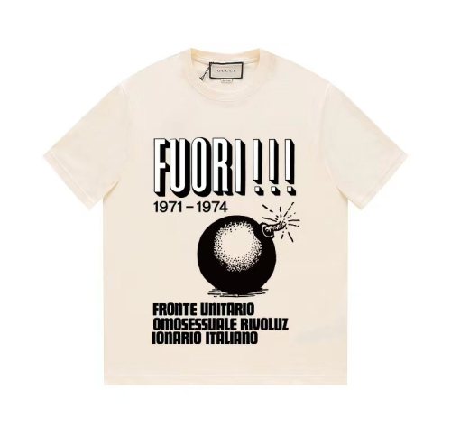 Gucci Luxury Brand Women Mens Short Sleeve T-Shirt   