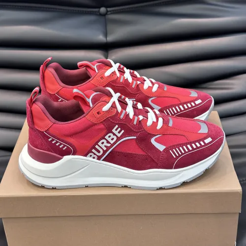 Burberry Men Shoes Fashion Sneakers Luxury Brand Vintage Cotton Sneaker with Original Box Whatsapp 