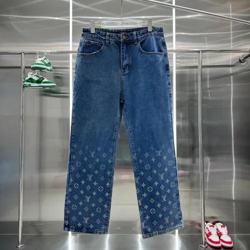 Louis Vuitton Luxury Brand Women Mens Pant Jeans   