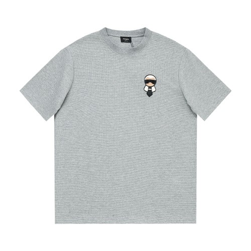 Fendi Luxury Brand Women Mens Short Sleeve T-Shirt   