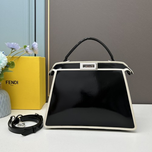 Fendi Womens Bag Shoulder Bags Luxury Brand Iconic Peekaboo ISeeU Fashion Bags for Women without Original Box