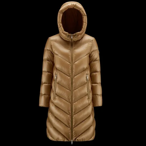 Moncler Design Womens Winter Windprood Down Jackets Keep Warm 90% White Duck Down Long Coats