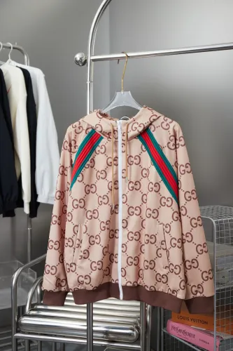 Gucci Men Womens Coat Zip Hoodie Luxury Brand Mens Jackets Top Quality   