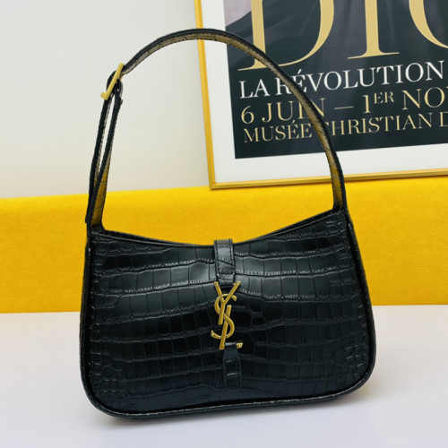 Saint Laurent YSL Womens Bag LE FERMOIR HOBO BAG IN SHINY LEATHER Designer Luxury Brand Women Shoulder Messenger Bags with Original Box
