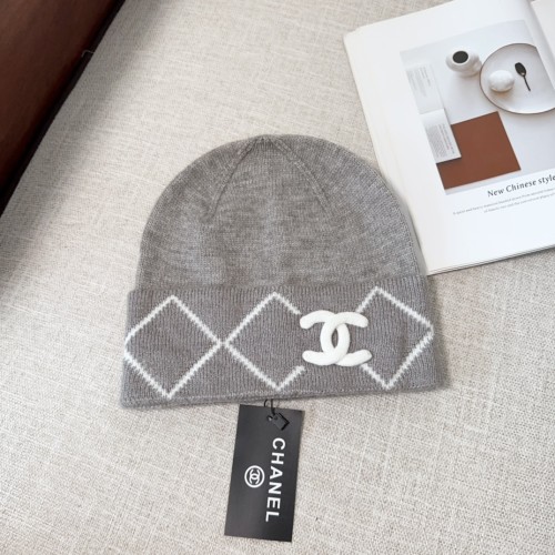 Chanel Womens Hats Luxury Brand Knit Hat with Original Box  