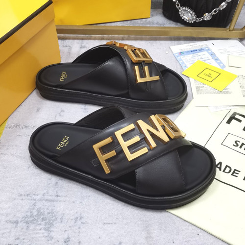 Fendi Mens Shoes Fashion Slippers Luxury Brand Casual Fendi Sandals for Men with Original Box  