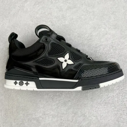 Louis Vuitton Mens Shoes Fashion Sneakers Design Luxury Brand LV TRAINER SNEAKER Mix of materials with Original Box 1AB9XJ  
