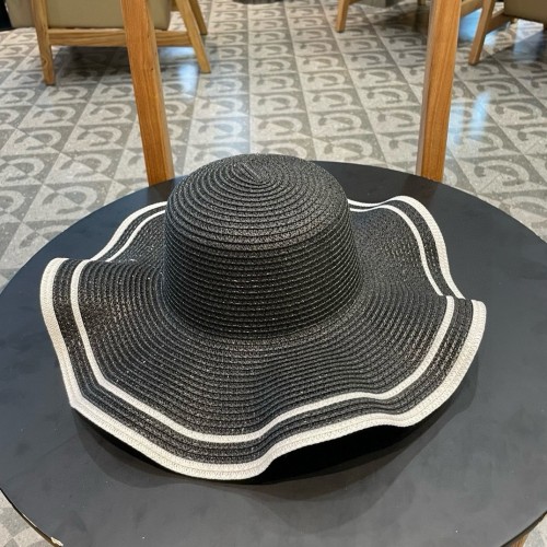 Chanel Womens Hats Luxury Brand Straw Hat with Original Box  