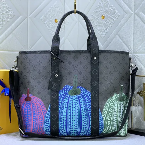 Louis Vuitton Mens Bags Handbags Luxury Brand Louis Vuitton LV x YK Weekend Tote M46434  
