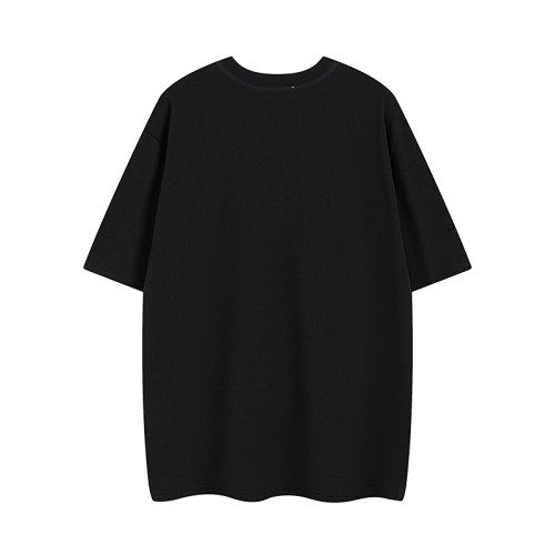 Gucci Luxury Brand Women Mens Short Sleeve T-Shirt COTTON JERSEY T-SHIRT BLACK GUCCI PRINT   