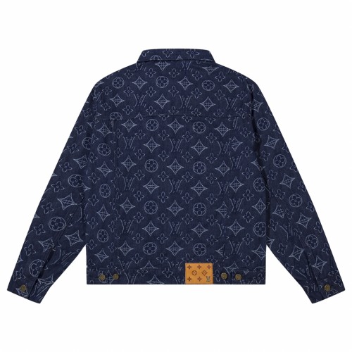 Louis Vuitton Men Womens Jackets Denim Coat Luxury Brand Mens Jackets Top Quality   