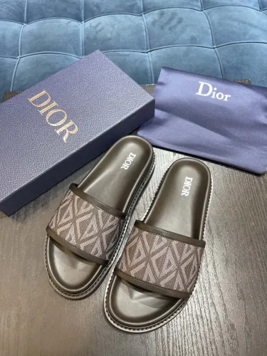 Dior Men Shoes Sandals Luxury Brand Fashion DIOR AQUA SANDAL Black Dior Oblique Jacquard with Original Box 3SA135ZSA_H969 Whatsapp 