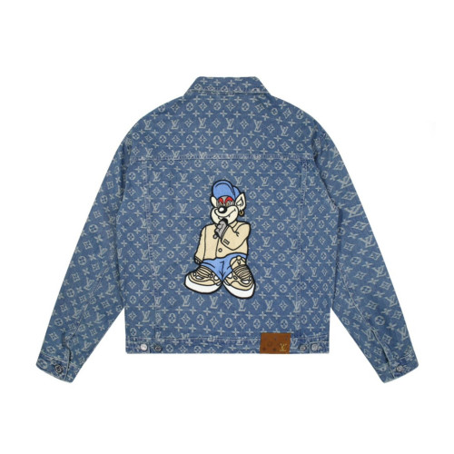 Louis Vuitton Men Womens Jackets Denim Luxury Brand Mens Jackets Top Quality   