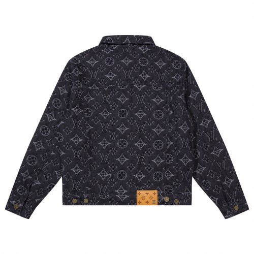 Louis Vuitton Men Womens Jackets Denim Coat Luxury Brand Mens Jackets Top Quality   