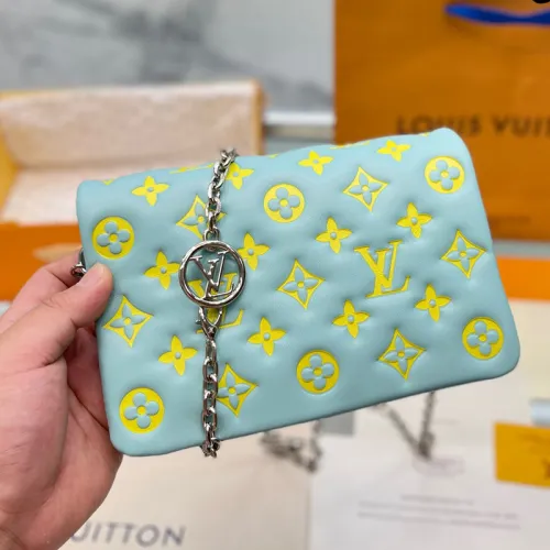 Louis Vuitton Womens Bags Messenger Shoulder Bags Luxury Brand POCHETTE COUSSIN with Original Box M80742