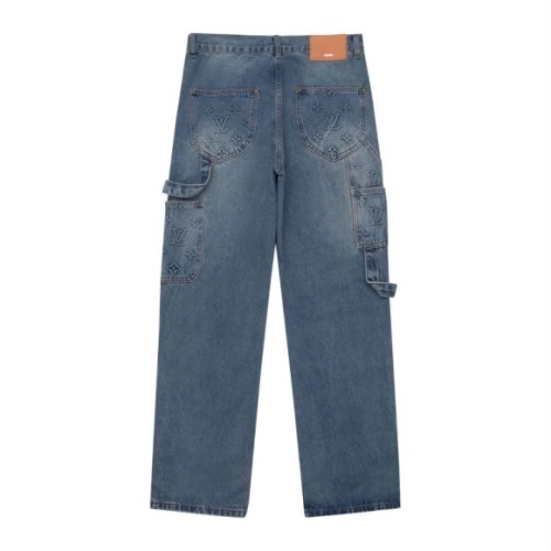 Louis Vuitton Luxury Brand Women Mens Pant Jeans   
