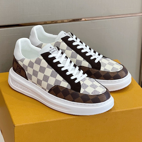 Louis Vuitton Men Shoes Fashion Sneakers RIVOLI Beverly Hills SNEAKER Luxury Brand Casual Shoes with Original Box