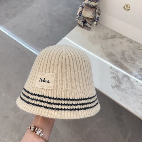Celine Womens Hats Luxury Brand Design Celine Knit Bucket Hat with Original Box  