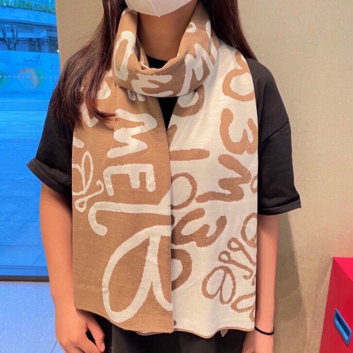 Loewe Scarves Men Womens Fashion Scarf 046