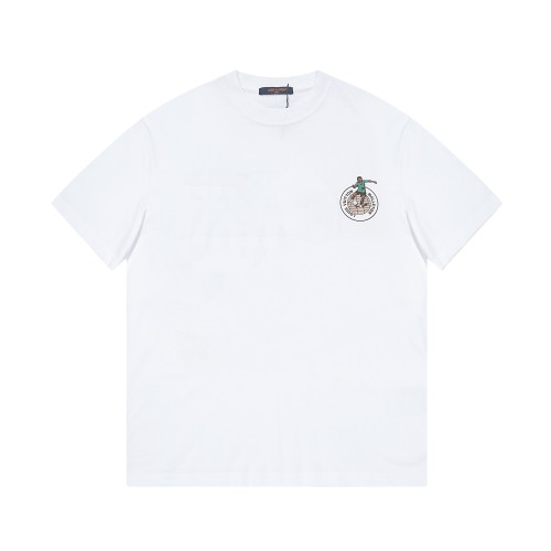 Louis Vuitton Luxury Brand Men Womens Short Sleeve T-Shirt   