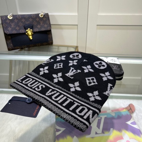 Louis Vuitton Womens Mens Cap Knit Hat Luxury Brand with Original Box  