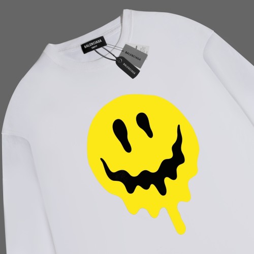 Balenciaga Luxury Brand Women Mens Long Sleeve T-Shirt   